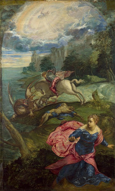 Saint George and the Dragon Tintoretto